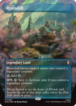 Sagas, águilas y dragones: un día tranquilo de spoilers de The Hobbit con raras en cada color. 18 card image (1)