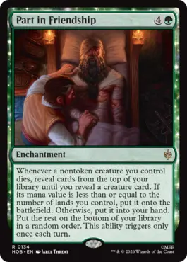 Sagas, águilas y dragones: un día tranquilo de spoilers de The Hobbit con raras en cada color. 7 card image