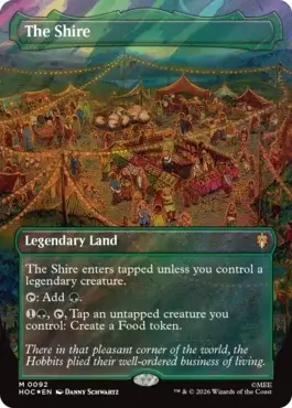 Sagas, águilas y dragones: un día tranquilo de spoilers de The Hobbit con raras en cada color. 19 card image