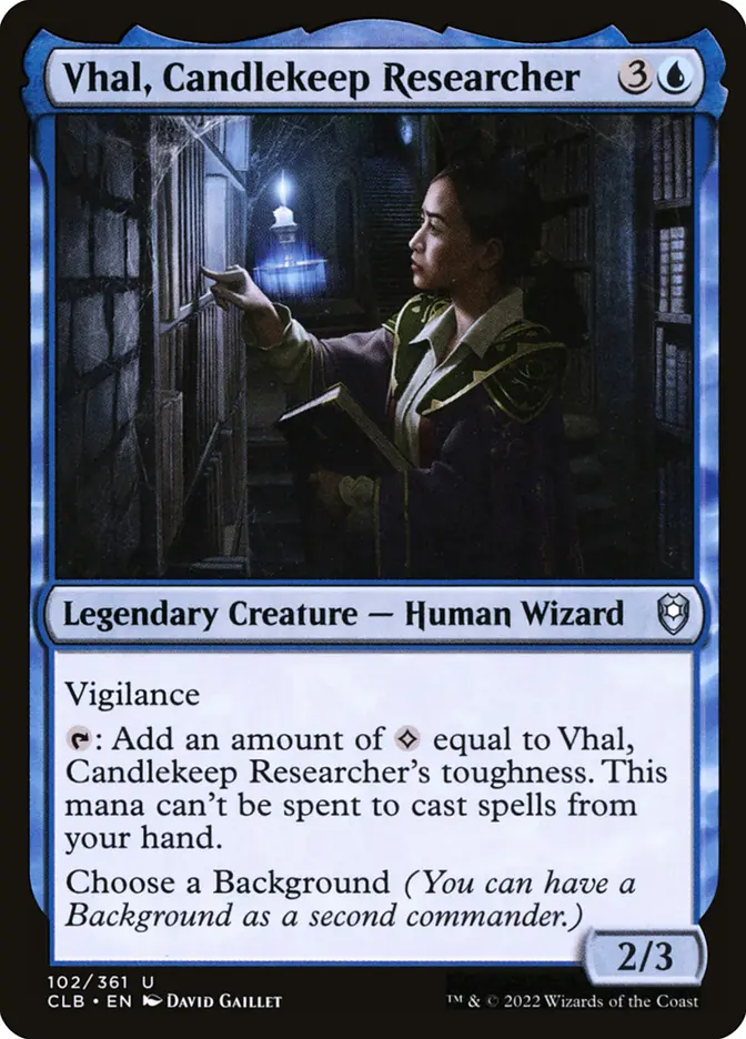clb 102 vhal candlekeep researcher