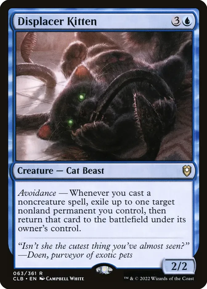 clb 63 displacer kitten