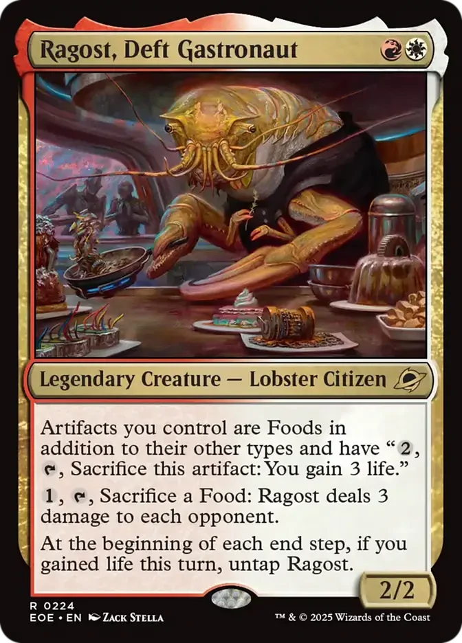 Los mejores comandantes de artefactos en Commander: de tokens descomunales a combos infinitos. 4 eoe 224 ragost deft gastronaut