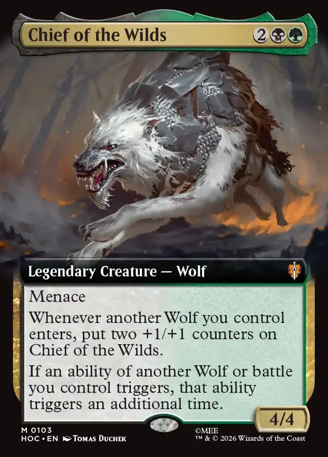 hoc 103 chief of the wilds