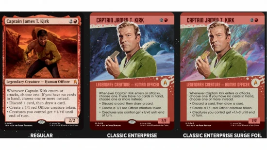 magic the gathering autograph captain kirk janeway enterprise james kirk 550x309
