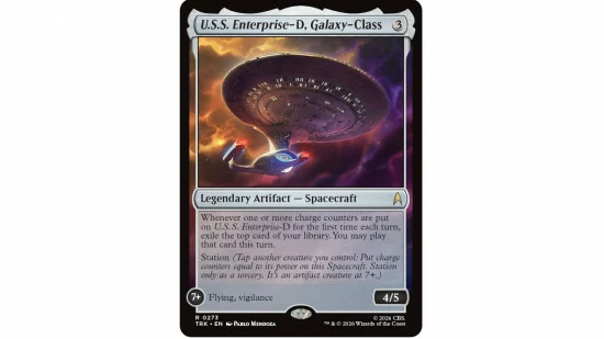 magic the gathering autograph captain kirk janeway enterprise spaceship 550x309