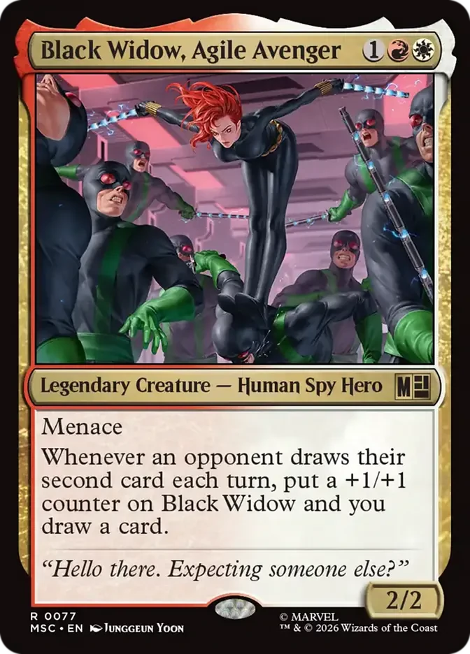 Black Widow, Agile Avenger: el mejor motor de robo Boros de Marvel y cómo le afectan los retrasos de producto. 2 msc 77 black widow agile avenger