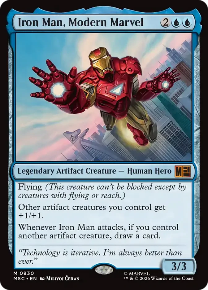 Iron Man, Modern Marvel: por qué la versión menos jugada de Iron Man es la más cara del set. 2 Iron Man Modern Marvel