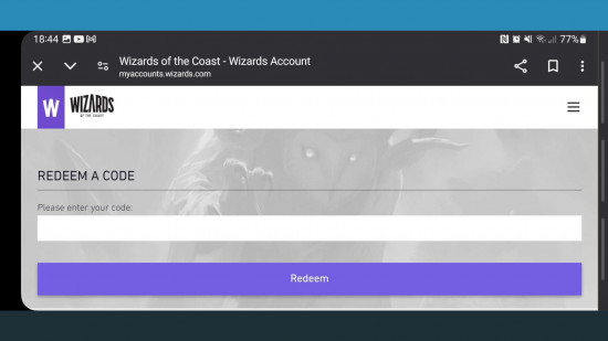 mtg arena codes redeem on mobile 550x309