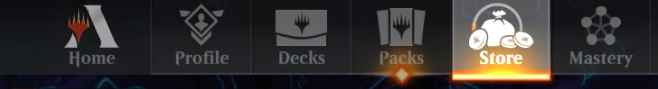mtg arena codes redeem store tab