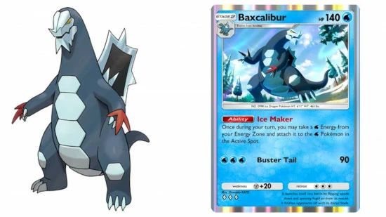 pokemon tcg winds and waves baxcalibur 550x309
