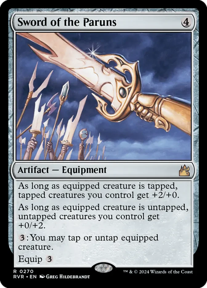 rvr 270 sword of the paruns