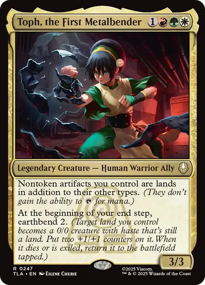 Los mejores comandantes de artefactos en Commander: de tokens descomunales a combos infinitos. 5 tla 247 toph the first metalbender