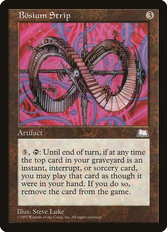 Bösium Strip Storm: el viejo artefacto de cementerio que dispara su precio en Premoderno. 2 wth 147 bosium strip
