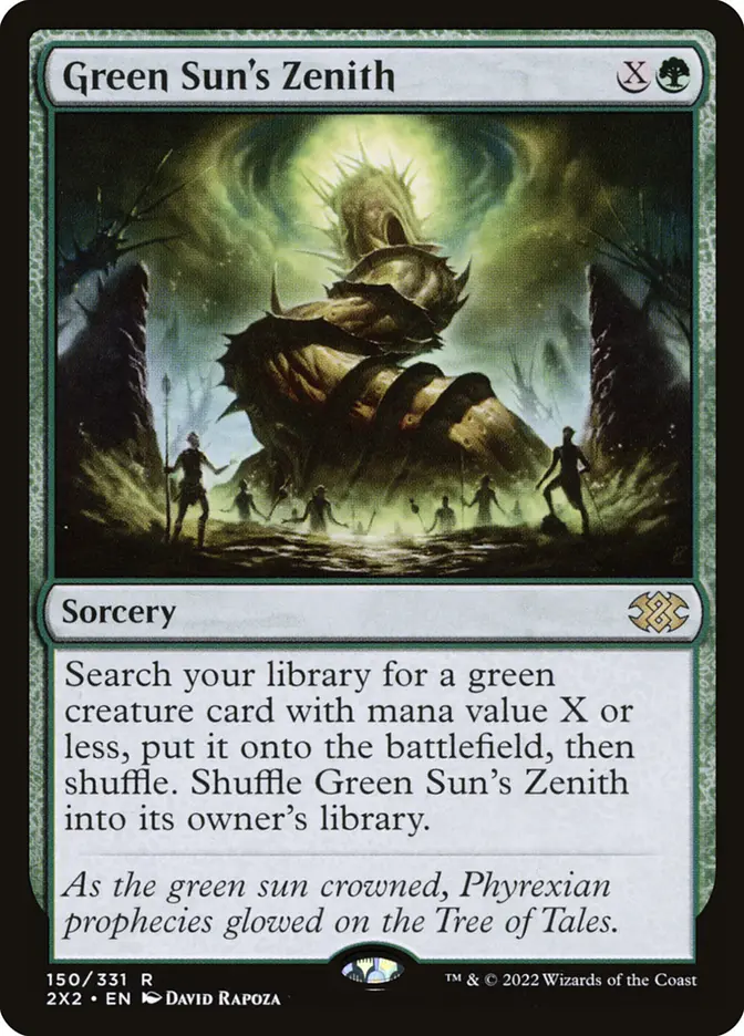 2x2 150 green sun s zenith