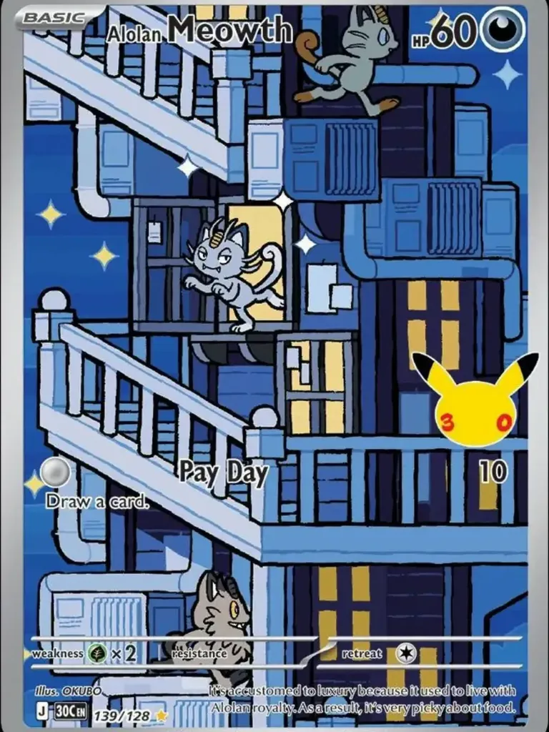Pokémon celebra el Día Internacional del Gato con dos nuevas cartas de Meowth. 4 770135821 1577011294061963 6708115875941567812 n