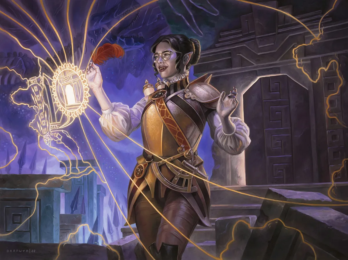 Amalia Benavides Aguirre (The Lost Caverns of Ixalan) art by Alix Branw