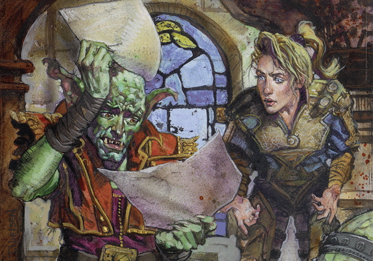 Fact or Fiction (Invasion) art by Terese Nielsen