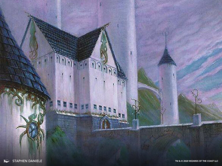 Tolarian Academy (Urza's Saga) art by Stephen Daniele