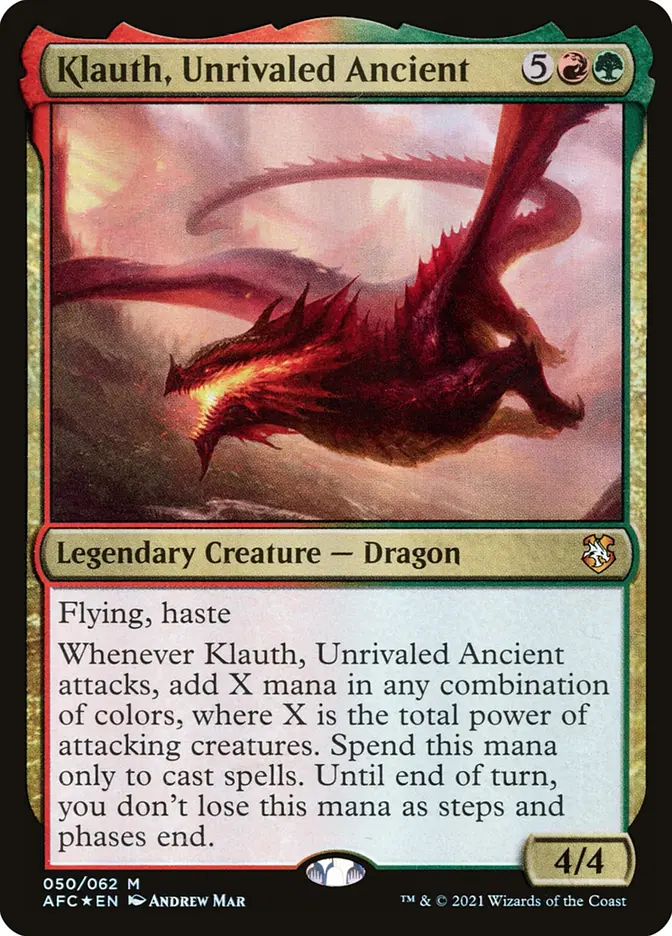 afc 50 klauth unrivaled ancient