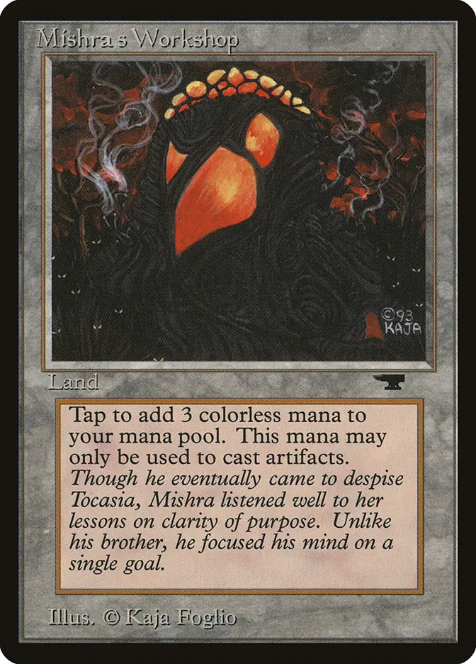 La próxima prohibición de MTG debe corregir el problema de The Fantasticar. 3 atq 81 mishra s workshop