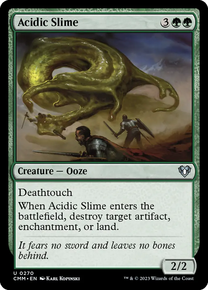 cmm 270 acidic slime