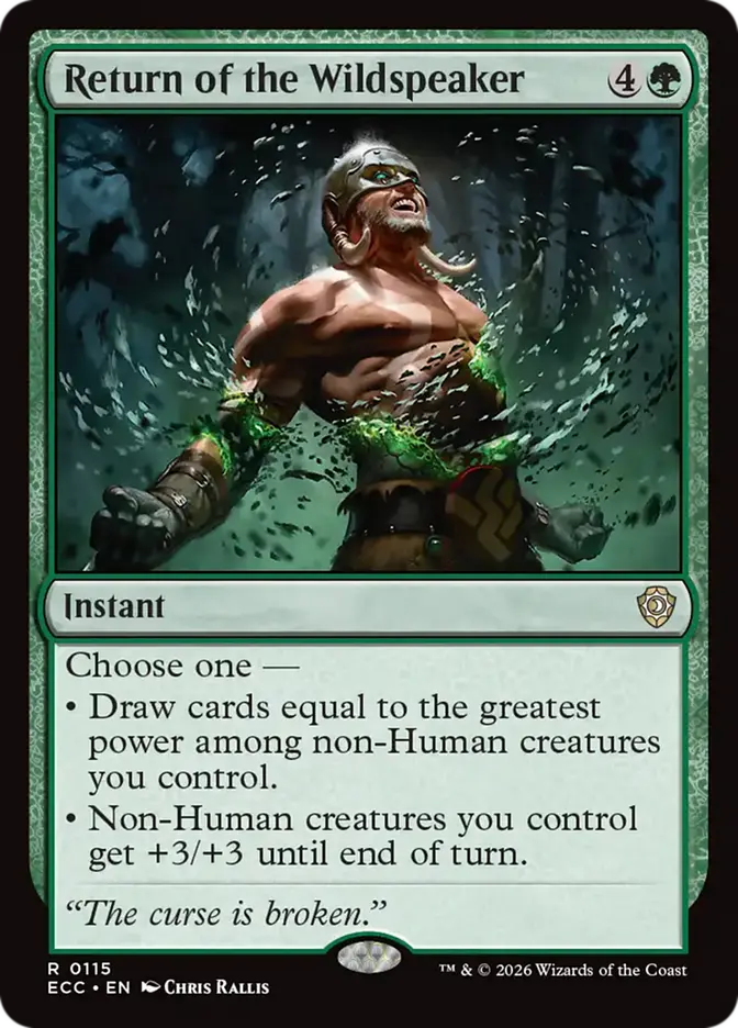 ecc 115 return of the wildspeaker