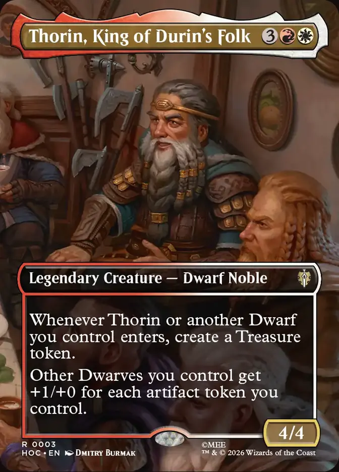 hoc 3 thorin king of durin s folk