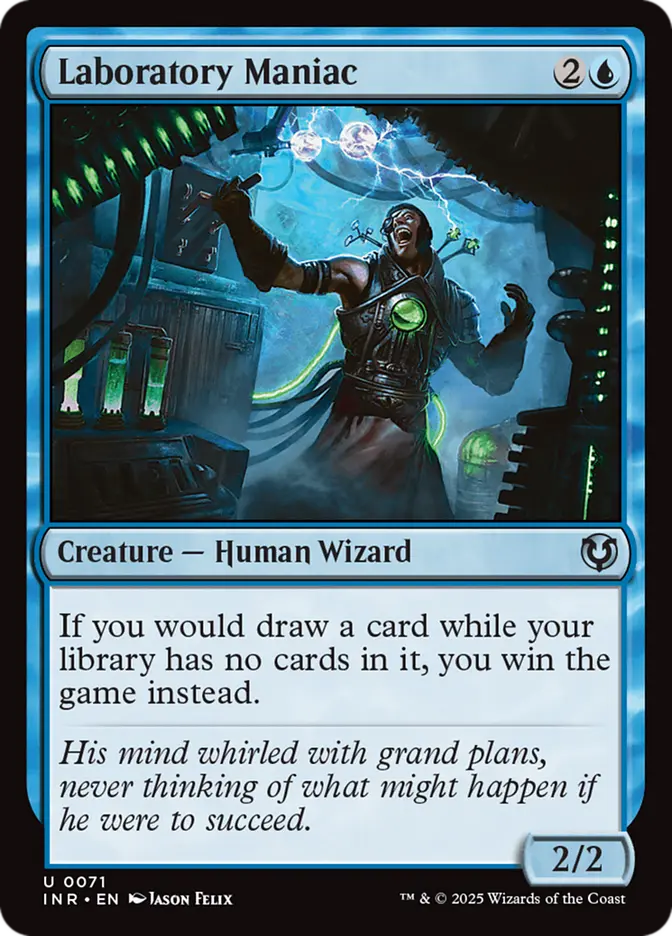 inr 71 laboratory maniac