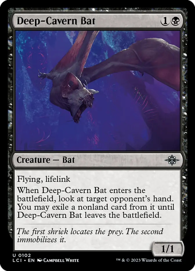 lci 102 deep cavern bat