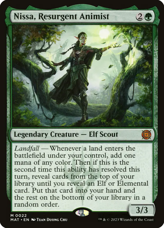 mat 22 nissa resurgent animist