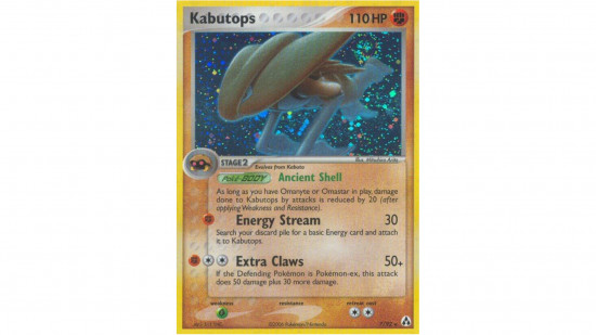 pokemon trading card game iconic pokemon need better cards kabutops 550x309