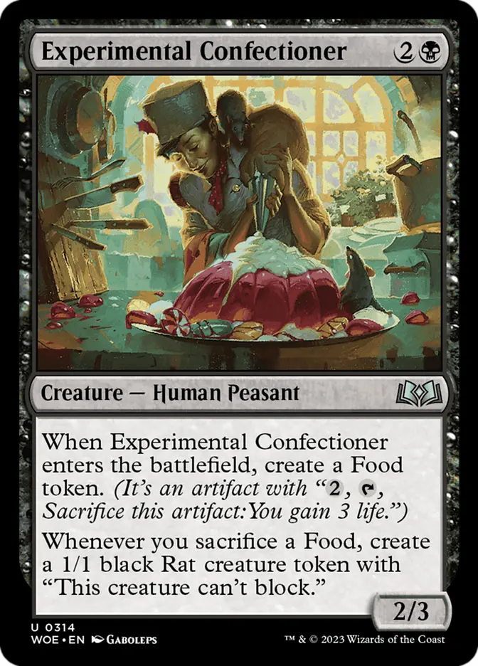 woe 314 experimental confectioner