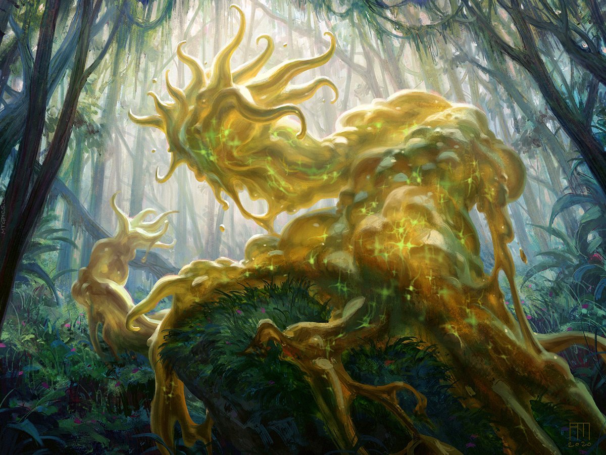 Aeve, Progenitor Ooze (Modern Horizons II) art by Andrew Mar