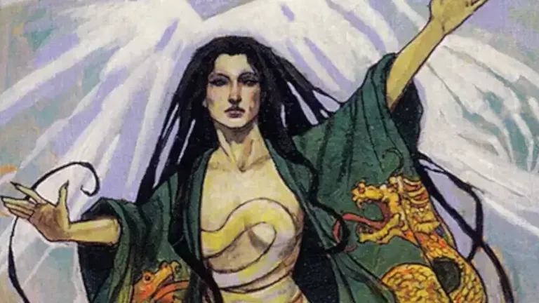 MTG Words of Worship Onslaught Art by Rebecca Guay