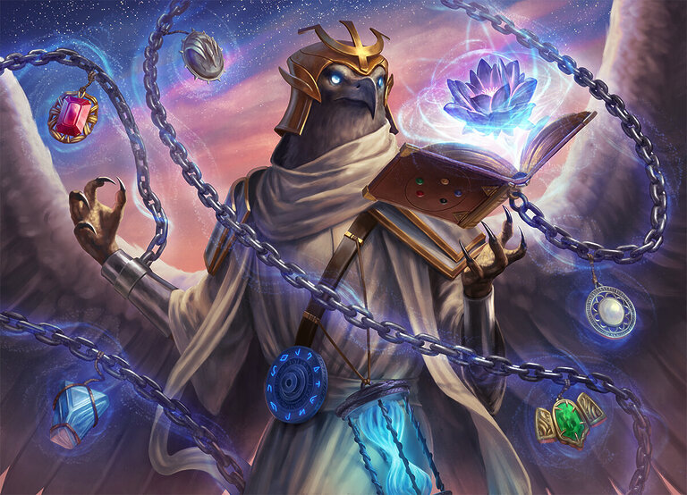 Oracle of the Alpha (Alchemy Exclusive Cards) art by Nino Vecia