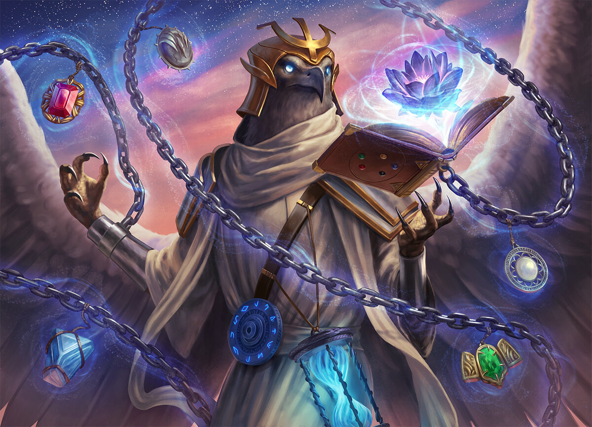 Oracle of the Alpha (Alchemy Exclusive Cards) art by Nino Vecia