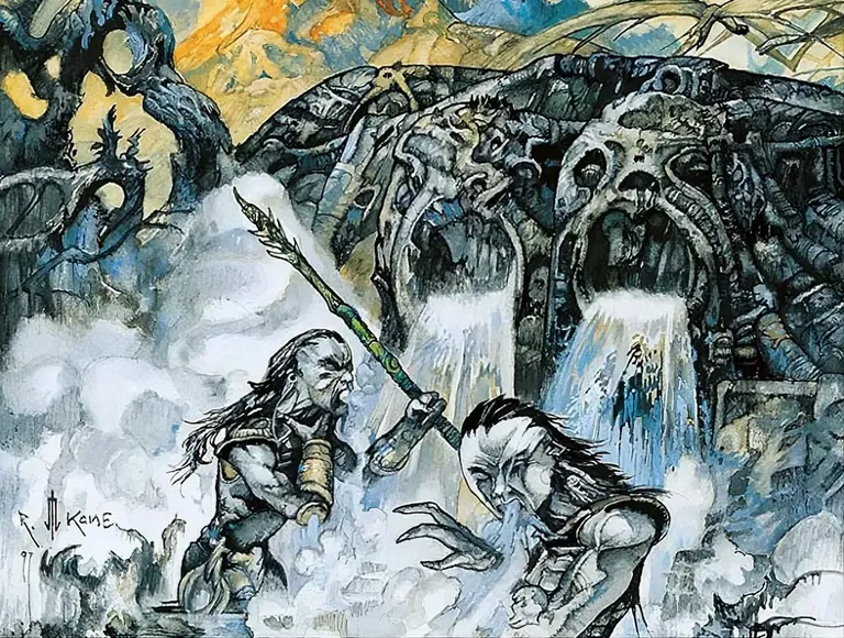 Price of Progress (Exodus) art by Richard Kane Ferguson