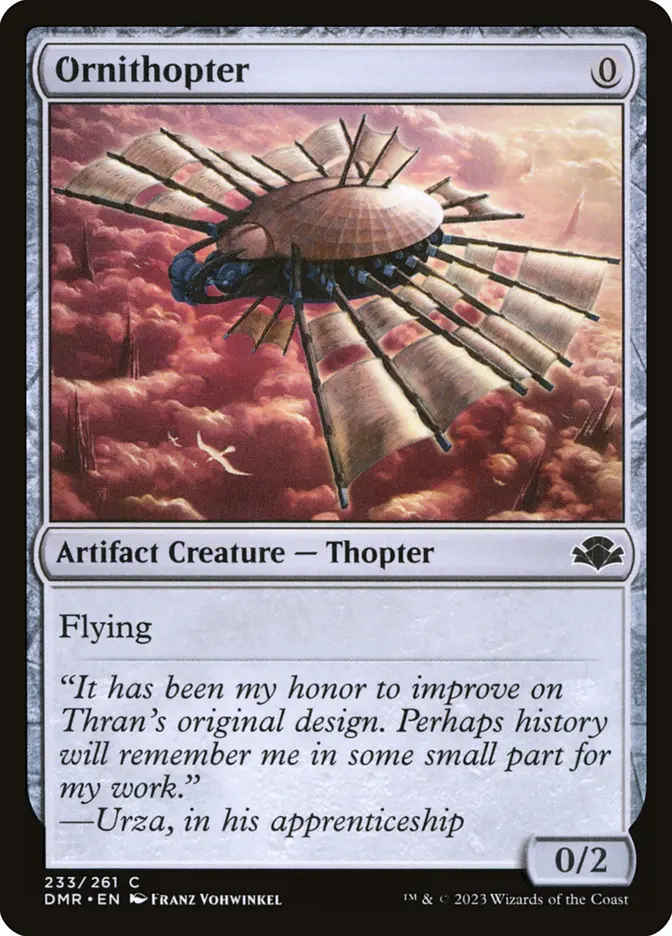 dmr 233 ornithopter
