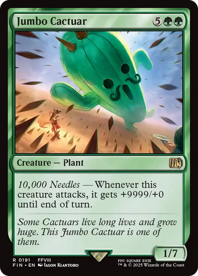 fin 191 jumbo cactuar