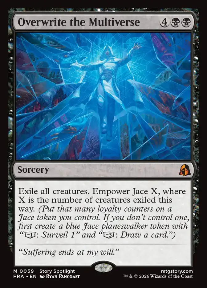 Ichormoon Gauntlet gana valor con Empower Jace. 2 fra 59 overwrite the multiverse