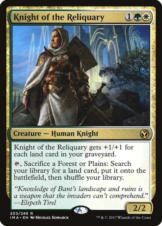 ima 203 knight of the reliquary