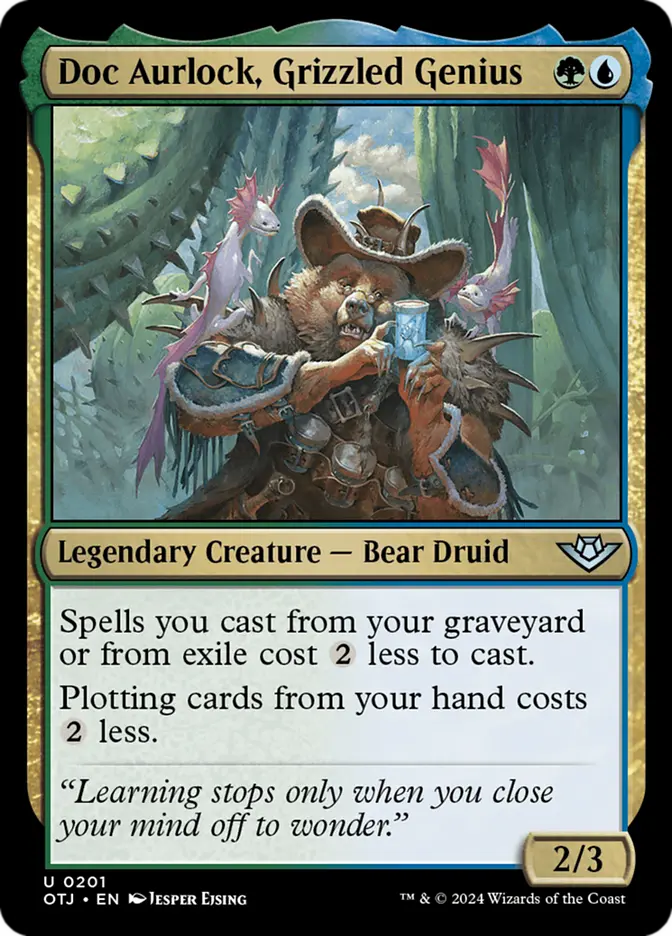 Flickering Hound pone a prueba los combos de blink en MTG. 8 otj 201 doc aurlock grizzled genius