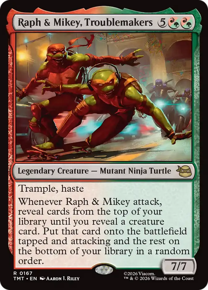 tmt 167 raph mikey troublemakers