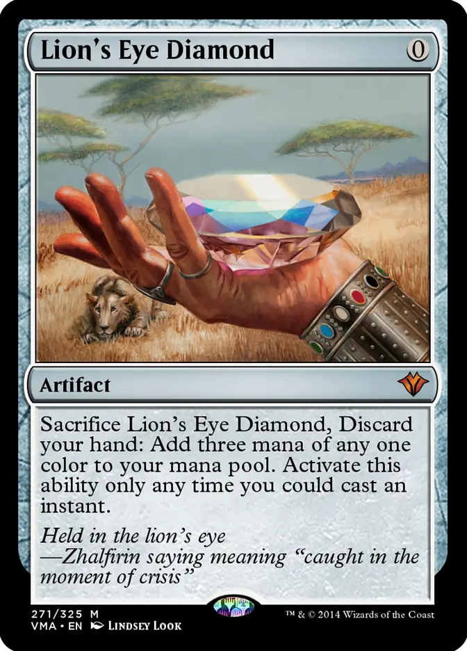 vma 271 lion s eye diamond