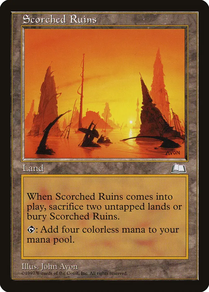 wth 166 scorched ruins