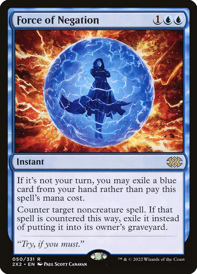 2x2 50 force of negation