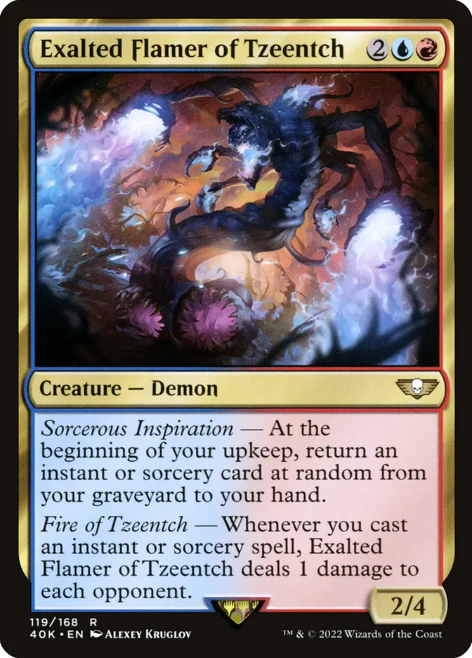 40k 119 exalted flamer of tzeentch