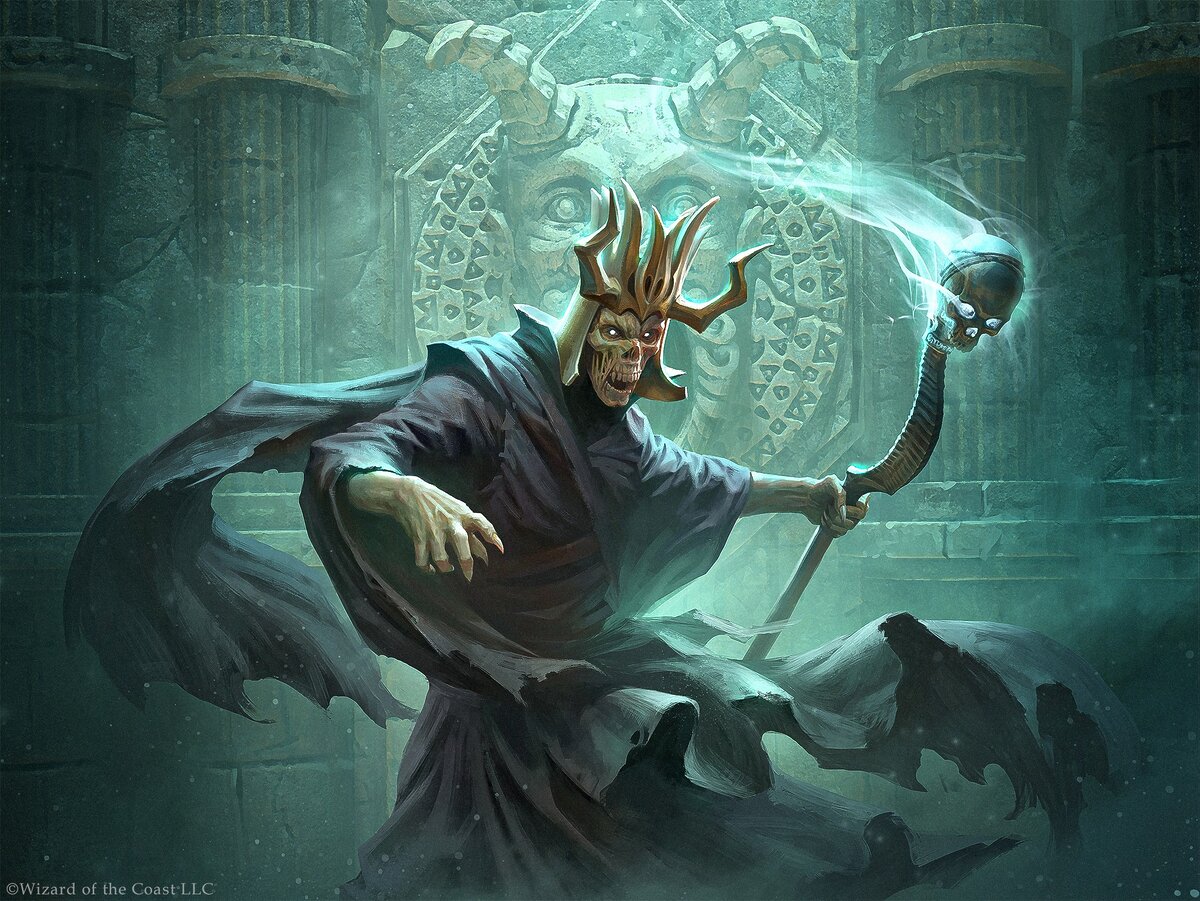 Acererak the Archlich (Dungeons & Dragons Adventures in the Forgotten Realms) art by Andrey Kuzinskiy