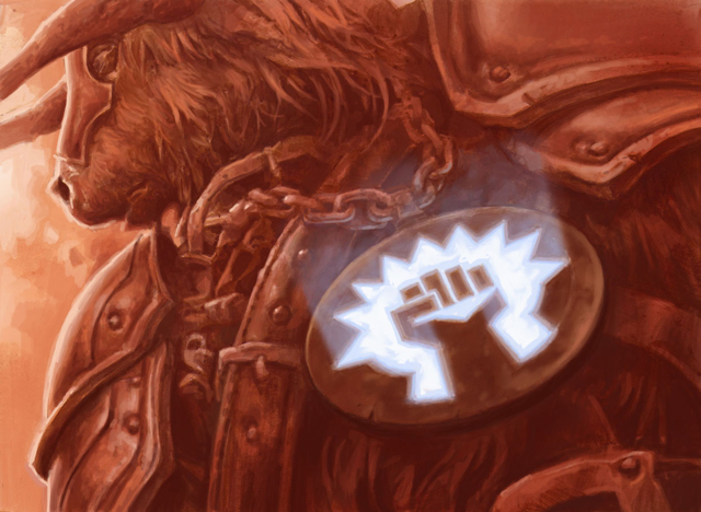 Boros Charm (Gatecrash) art by Zoltan Boros