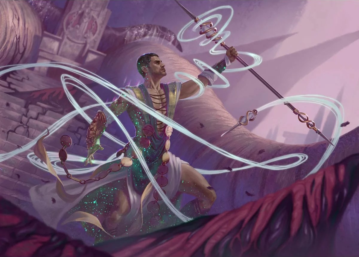 Calix, Guided by Fate (March of the Machine The Aftermath) art by PINDURSKI